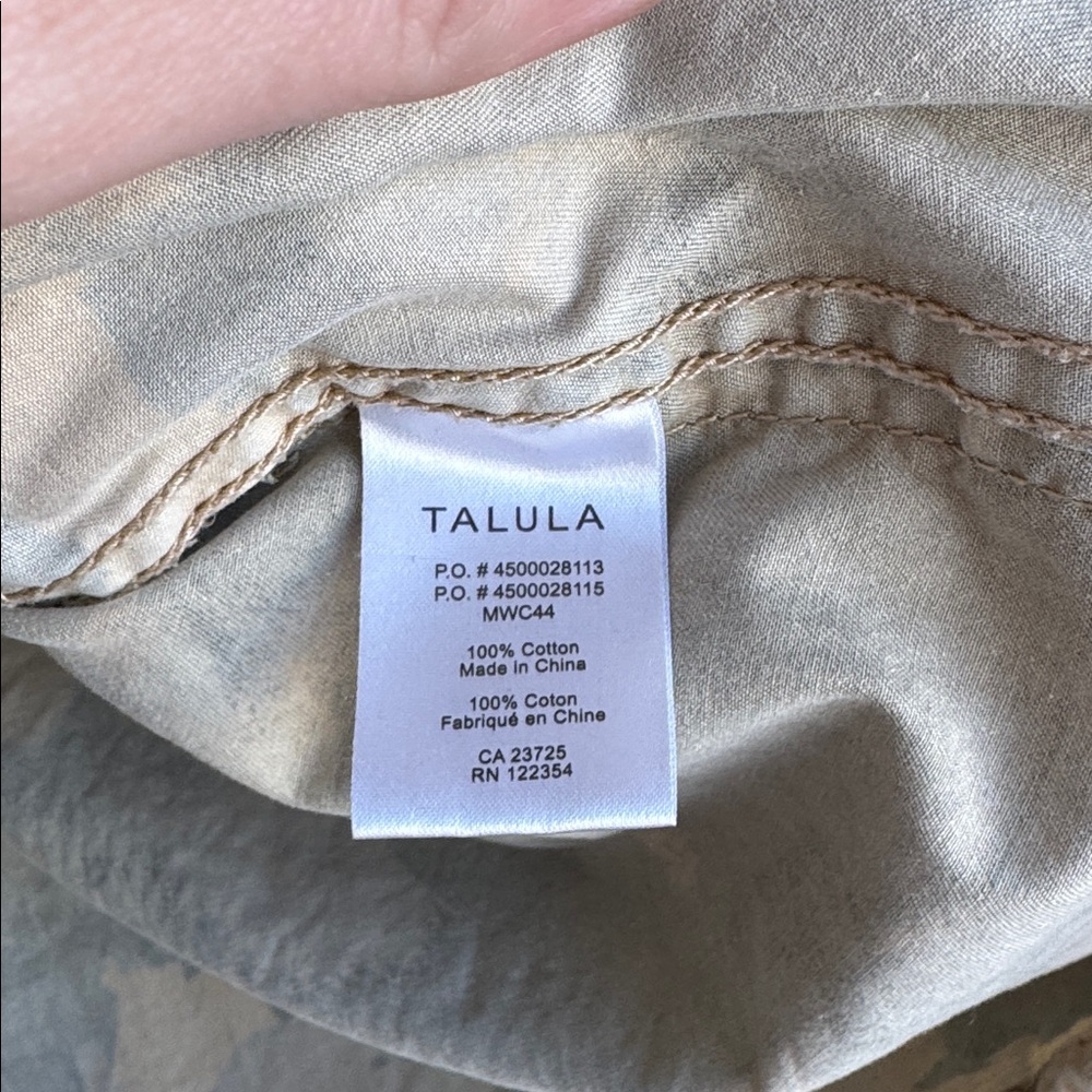 Talula Green Camouflage Jacket - Picture 8 of 8